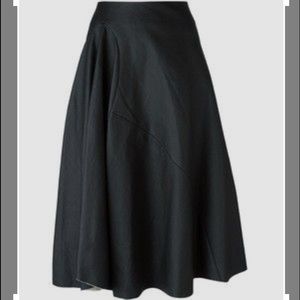 Christian Wijnants Asymmetrical Skirt Midi size 6 Linen blend